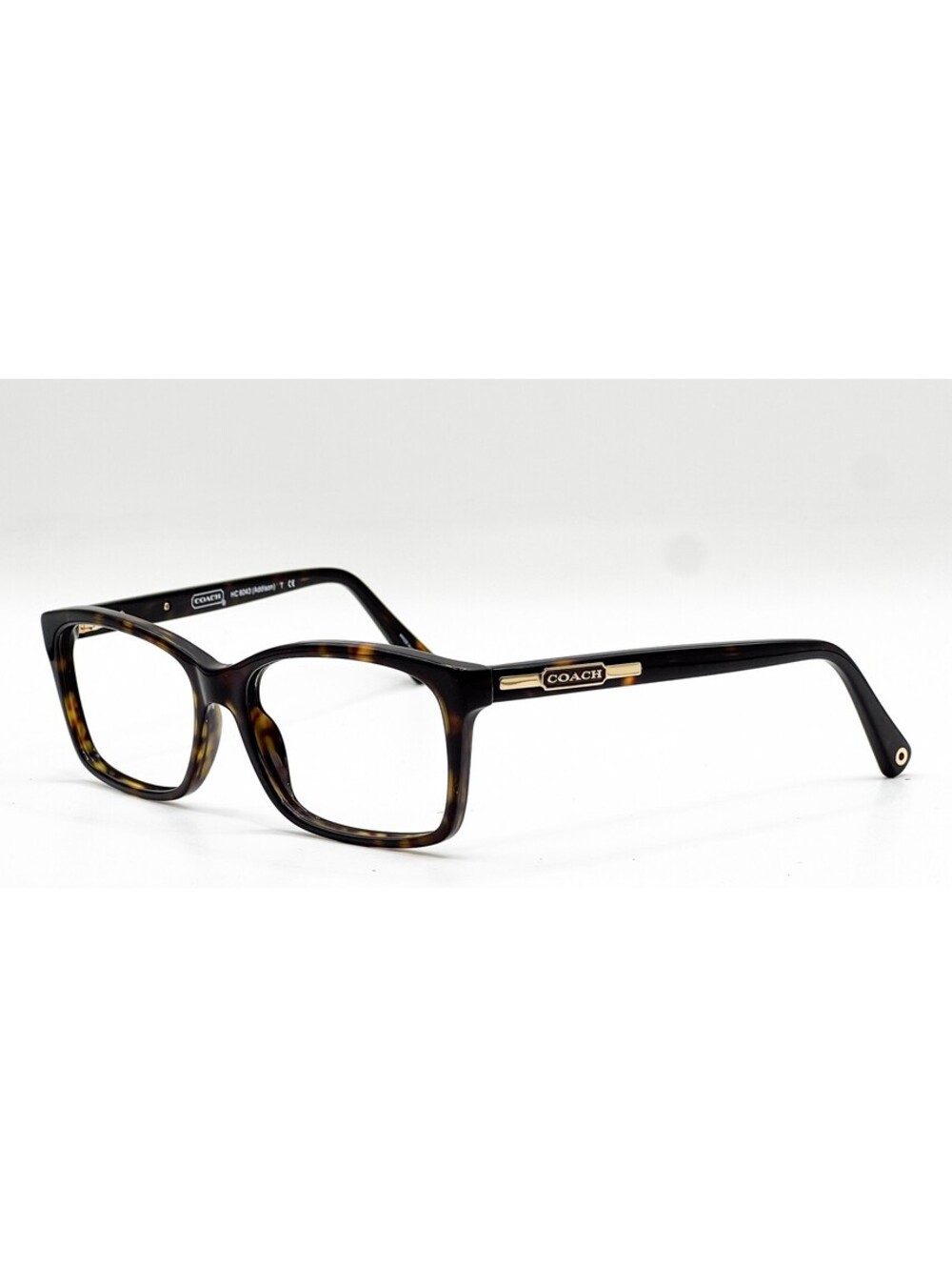 Coach Hc 6043 5120 Dark Tortoise Authentic Eyeglasses 52-15-135
